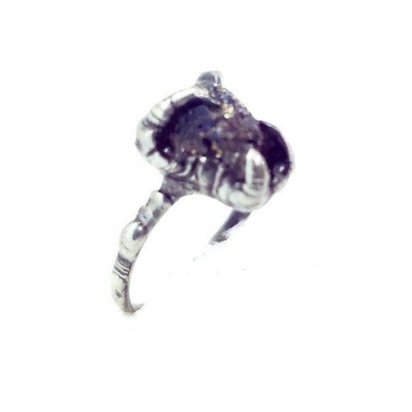 Chalcopyrite crystal Ring - Picture 4 of 12